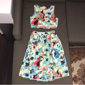 Lulu’s two piece floral dress